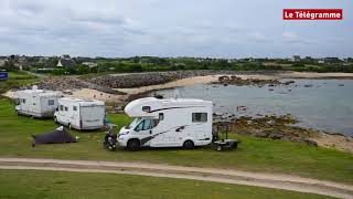 Plouescat 29 Poulfoën camping avec vue sur mer [upl. by Jeromy]