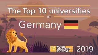 Meet Germanys Top 10 Universities 2019 [upl. by Cherrita]