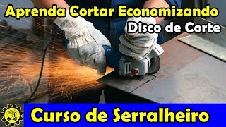 Curso de Serralheiro 05  Como Usar Esmerilhadeira  Curso de Serralheria [upl. by Verneuil142]