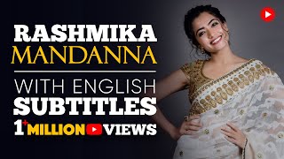 ENGLISH SPEECH  RASHMIKA MANDANNA Dream BIG English Subtitles [upl. by Kroll]