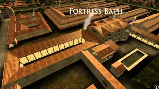 Animation of ancient Roman Fort in Caerleon Wales [upl. by Elaine]