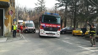 EPIC VIDEO MEGA INCENDIO CAPANNONE ARRIVO MEZZI VIGILI DEL FUOCO IN SIRENA Solbiate Olona [upl. by Noakes659]