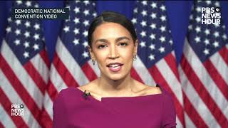 WATCH Rep Alexandria OcasioCortez’s full speech at the 2020 Democratic National Convention [upl. by Nored]