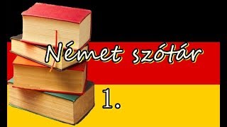 Német szótár 1 [upl. by Asenej]