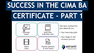 How to Succeed in the CIMA Certificate Exams [upl. by Papagena]