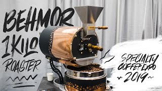 Behmor 1 Kilo Roaster Jake at the Specialty Coffee Expo 2019 [upl. by Rammaj819]