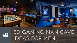 50 Gaming Man Cave Ideas For Men [upl. by Jann393]