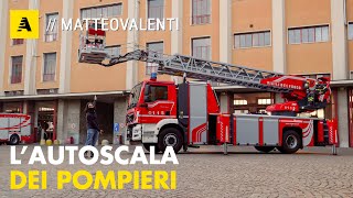 I segreti dellAUTOSCALA dei POMPIERI  Come funziona la più avanzata e alta dItalia [upl. by Irod607]