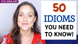 Learn 50 Idioms Native Speakers Actually Use  Advanced English [upl. by Alyled]