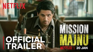 Mission Majnu  Sidharth Malhotra Rashmika Mandanna  Official Trailer  Netflix India [upl. by Joshua]