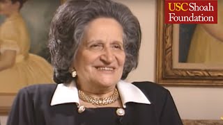 Jewish Survivor Louise Farkas Testimony  USC Shoah Foundation [upl. by Carolynn]