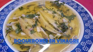 Como Hacer Boquerones en Vinagre [upl. by Kiersten]