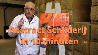 Abstract schilderij maken in 10 minuten [upl. by Azil]