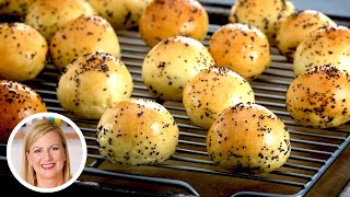 Professional Baker Teaches You How To Make BAGEL BITES [upl. by Lrac]