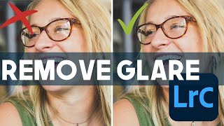 Remove Glare From Glasses In Lightroom 2 Easy Methods [upl. by Grady]