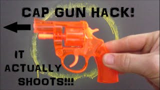 CAP GUN HACK SpitWad Shooter TOY Actually Working [upl. by Gustav]