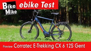 Das neue eBike  Corratec EPower Trekking CX6 12S Gent  Einmal ausführlich vorgestellt [upl. by Aihtnis]