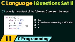 C Programming Important Questions Set 1 [upl. by Maer]