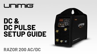 RAZOR 200 ACDC  DC Welding Setup Guide [upl. by Ahsenwahs277]