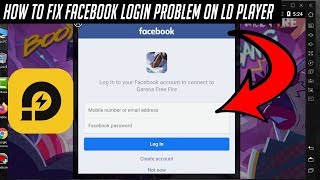 How to fix Free Fire Facebook Login Problem on LD PLAYER [upl. by Aylmer]