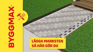 Lägga marksten så här gör du [upl. by Norb245]