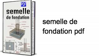 semelle de fondation pdf [upl. by Niknar]