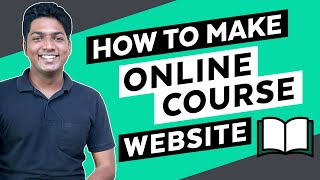 How To Create An Online Course LMS Educational Website with WordPress 2024 [upl. by Naugan]