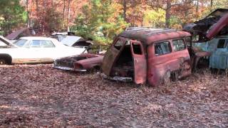 ABANDONED JUNKYARD 30s 40s 50s 60s CARS [upl. by Llednov]