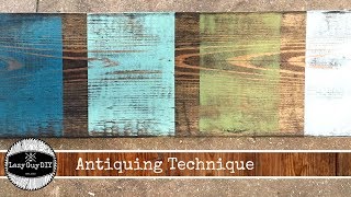 DIY Antique Finish Technique [upl. by Daph]