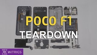 Xiaomi Pocophone F1 Teardown  POCO F1 Disassembly [upl. by Oirifrop]