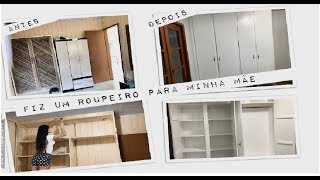 DIY  Como fazer roupeiro de madeira em casa [upl. by Bell]