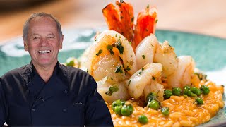 Wolfgang Pucks Tomato Risotto With Shrimp [upl. by Noterb305]