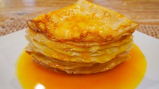 Easy Homemade Crepe Suzette  Yensweethaven [upl. by Pogue]