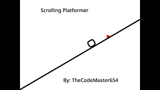 Scrolling Platformer Tutorial [upl. by Clarisa]