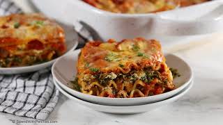 Easy Spinach Lasagna [upl. by Inaej]