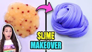 LELIJKE SLIJM MAKEOVER CHALLENGE  Slime Sunday [upl. by Anitsej70]