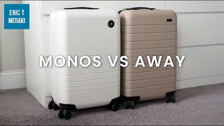 MONOS vs AWAY The CarryOn Comparison [upl. by Ahtivak433]