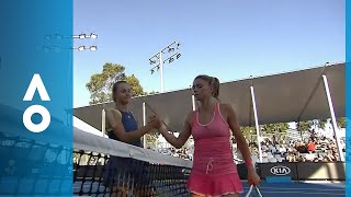 Camila Giorgi v Anna Kalinskaya match highlights 1R  Australian Open 2018 [upl. by Yaras]