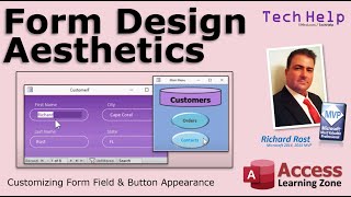 Form Design Aesthetics in Microsoft Access  How to Make Professional Looking Forms [upl. by Zigrang]