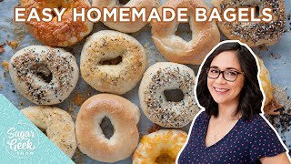 The BEST Easy Homemade Bagels In 60 Minutes [upl. by Lectra485]