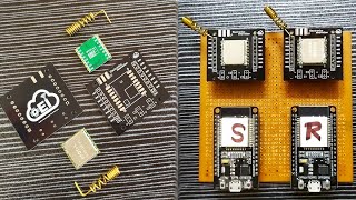 LoRa communication realtime demonstration with ESP32 amp RFM95 [upl. by Ryhpez132]