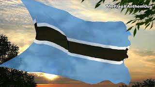 Flag and anthem of Botswana [upl. by Kirkwood943]