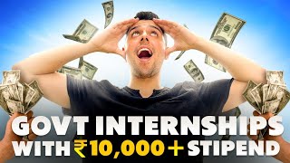 2024 GOVERNMENT INTERNSHIPS WITH ₹10000 Stipend [upl. by Seward]