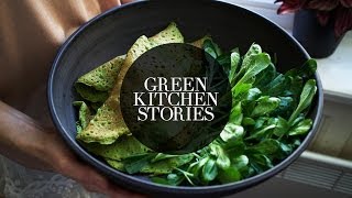 Spinach Crepes  Green Kitchen Stories [upl. by Latt845]