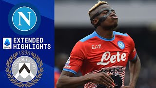 Napoli vs Udinese Extended Highlights  Serie A  CBS Sports Golazo [upl. by Yoho872]