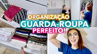 COMO ORGANIZAR UM GUARDAROUPA  GAVETAS DOBRAS ROUPEIRO [upl. by Ramiah368]