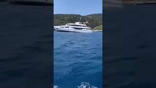 4657m Superyacht ETHOS sinking off GREECE [upl. by Noral]