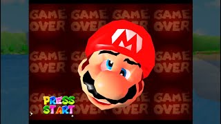 Super Mario 64  Game Over N64 [upl. by Alled]