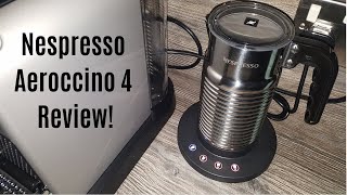 Nespresso Aeroccino 4 Milk Frother Review  Worth upgrading from the Aeroccino 3 [upl. by Cherri10]