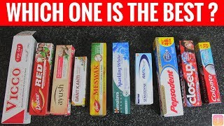 10 Toothpastes in India Ranked from Worst to Best [upl. by Corrine]